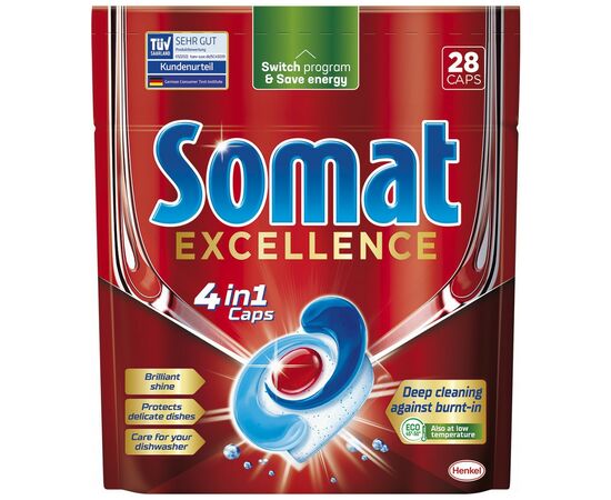 Таблетки для посудомийних машин Somat Excellence 28 шт. (9000101576139)