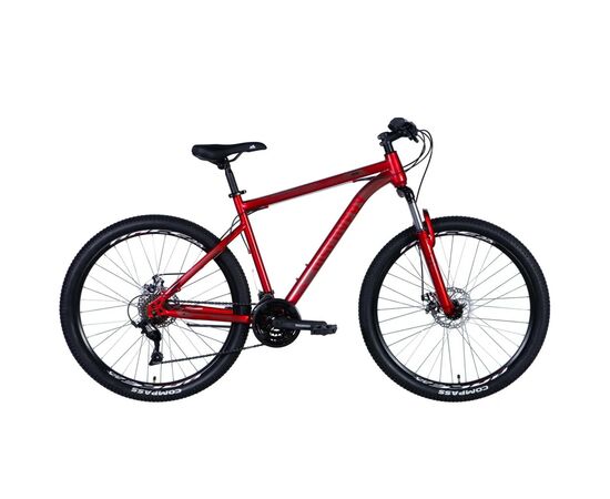Велосипед Discovery Trek AM DD 27.5" 19.5" ST 2024 Червоний (OPS-DIS-27.5-060)