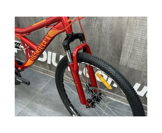 Велосипед Discovery Canyon AM DD 26" 17.5" ST 2024 Червоний (OPS-DIS-26-609), изображение 2 Велосипед Discovery Canyon AM DD 26" 17.5" ST 2024 Червоний (OPS-DIS-26-609), изображение 2