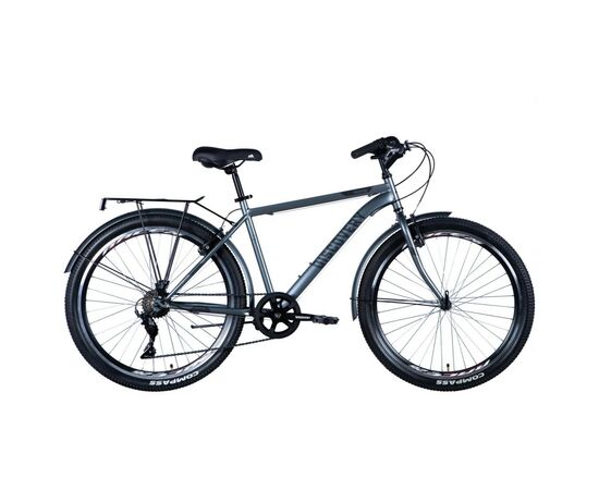 Велосипед Discovery Prestige Man Vbr 26" 18" ST 2024 Сірий (OPS-DIS-26-585)