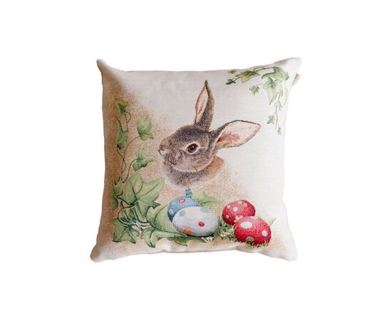 Подушка Прованс декоративная гобеленовая Заяц с писанками Веснянка 45х45 см (034268), изображение 8 Подушка Прованс декоративная гобеленовая Заяц с писанками Веснянка 45х45 см (034268), изображение 8