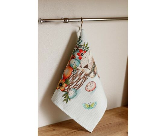 Полотенце Прованс Пасхальное вафельное Вкусной Пасхи 34х50 см (034632), изображение 2