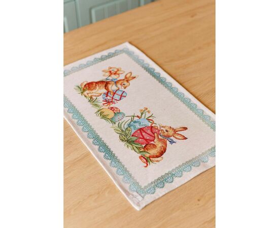 Салфетка на стол Прованс Пасхальная гобеленовая Злагода 30х50 см (034087), изображение 3 Салфетка на стол Прованс Пасхальная гобеленовая Злагода 30х50 см (034087), изображение 3