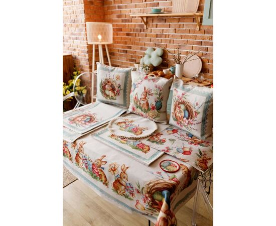 Салфетка на стол Прованс Пасхальная гобеленовая Злагода 30х50 см (034087), изображение 5 Салфетка на стол Прованс Пасхальная гобеленовая Злагода 30х50 см (034087), изображение 5