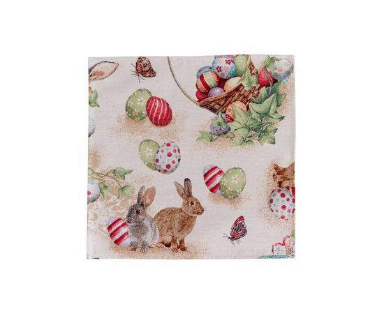 Серветка на стіл Прованс Великодня гобеленова Веснянка 40х40 см (034343), зображення 5 Серветка на стіл Прованс Великодня гобеленова Веснянка 40х40 см (034343), зображення 5