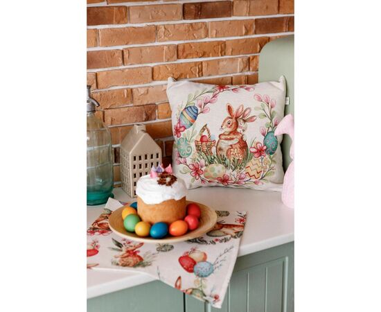 Салфетка на стол Прованс Пасхальная гобеленовая Злагода 40х40 см (034345), изображение 3