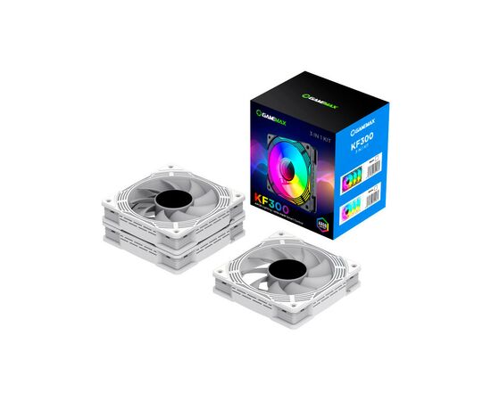 Кулер для корпуса Gamemax KF300 WH, изображение 7 Кулер для корпуса Gamemax KF300 WH, изображение 7