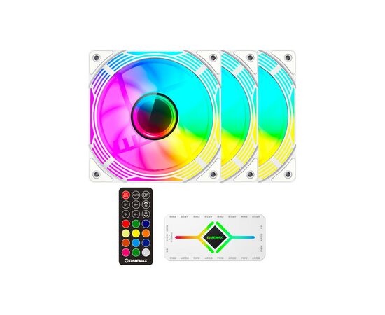 Кулер для корпуса Gamemax KF300 WH