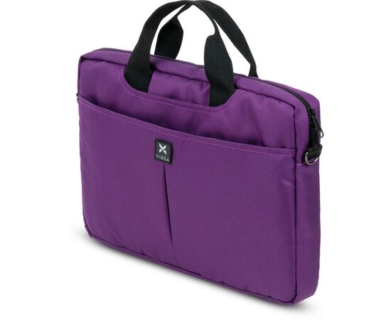 Сумка для ноутбука Vinga 15.6" NB151 purple (NB151PL), изображение 4 Сумка для ноутбука Vinga 15.6" NB151 purple (NB151PL), изображение 4