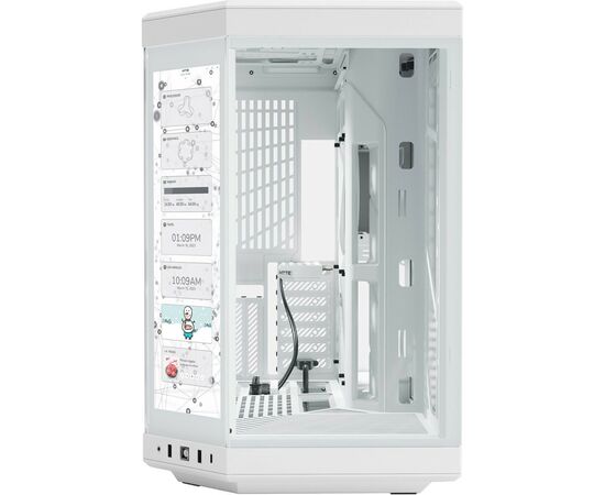 Корпус Hyte Y70 TOUCH White (CS-HYTE-Y70-WW-L), изображение 2 Корпус Hyte Y70 TOUCH White (CS-HYTE-Y70-WW-L), изображение 2