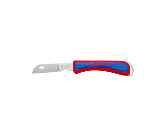 Нож монтажный KNIPEX электрика складной (16 20 50 SB), изображение 2 Нож монтажный KNIPEX электрика складной (16 20 50 SB), изображение 2