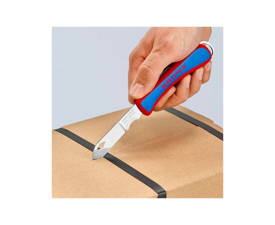 Нож монтажный KNIPEX электрика складной (16 20 50 SB), изображение 4 Нож монтажный KNIPEX электрика складной (16 20 50 SB), изображение 4