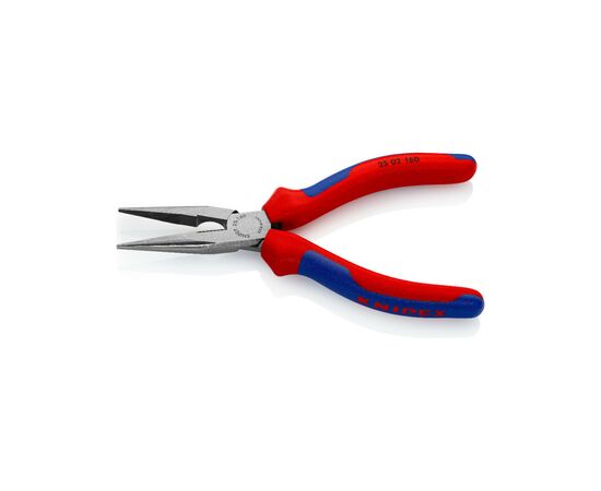 Плоскогубцы KNIPEX круглогубцы с режущими кромками (25 02 160), изображение 2 Плоскогубцы KNIPEX круглогубцы с режущими кромками (25 02 160), изображение 2
