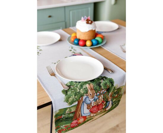 Доріжка на стіл Прованс гобеленова Велекодня Галявина 40х140 см (034167), зображення 9 Доріжка на стіл Прованс гобеленова Велекодня Галявина 40х140 см (034167), зображення 9