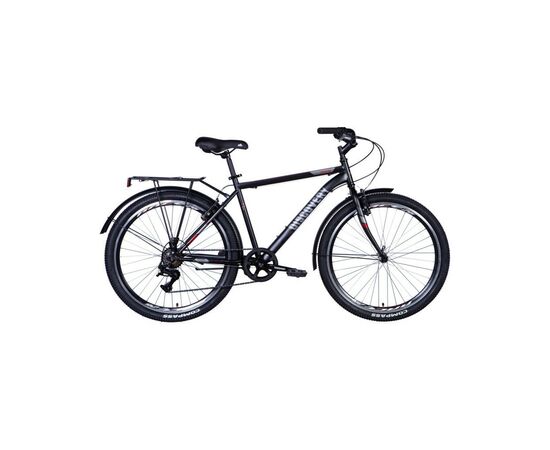 Велосипед Discovery Prestige Man Vbr 26" 18" ST 2024 Чорний (OPS-DIS-26-587)