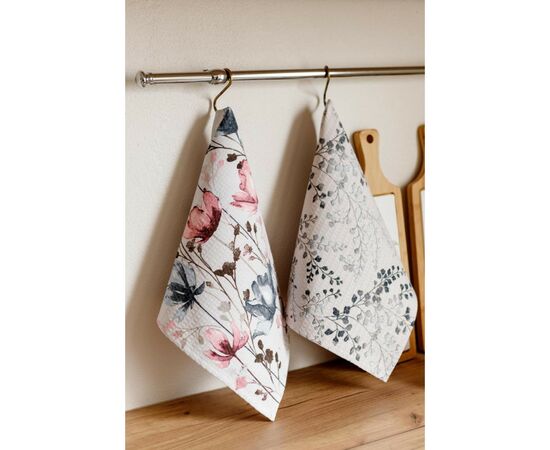 Полотенце Прованс вафельный Серые веточки 33х60 см (034620), изображение 3 Полотенце Прованс вафельный Серые веточки 33х60 см (034620), изображение 3