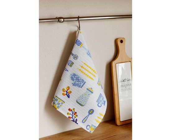 Полотенце Прованс вафельное Яскравая кухня 34х50 см (034609), изображение 2