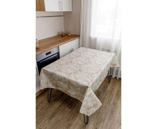 Скатерть Прованс непромокаемая Simfoni Алюр беж 180х136 см (033561), изображение 2