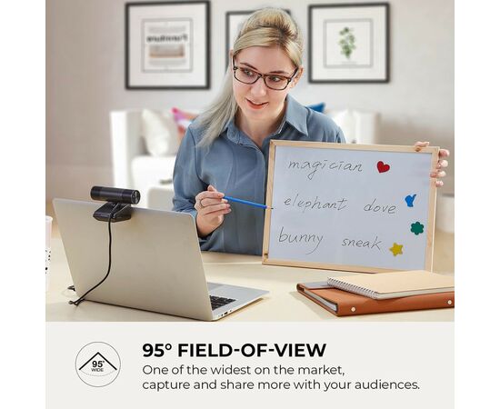Веб-камера AVerMedia Live Streamer CAM PW315 Full HD Black (40AAPW315AVV), изображение 4 Веб-камера AVerMedia Live Streamer CAM PW315 Full HD Black (40AAPW315AVV), изображение 4