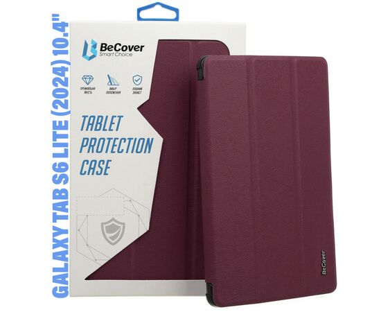 Чехол для планшета BeCover Smart Case Samsung Tab S6 Lite (2024) 10.4" P620/P625/P627 Red Wine (710821)
