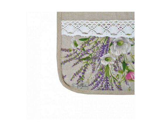 Кухонная прихватка Прованс Grosso с кружевом 25х25 см (017535), изображение 2 Кухонная прихватка Прованс Grosso с кружевом 25х25 см (017535), изображение 2