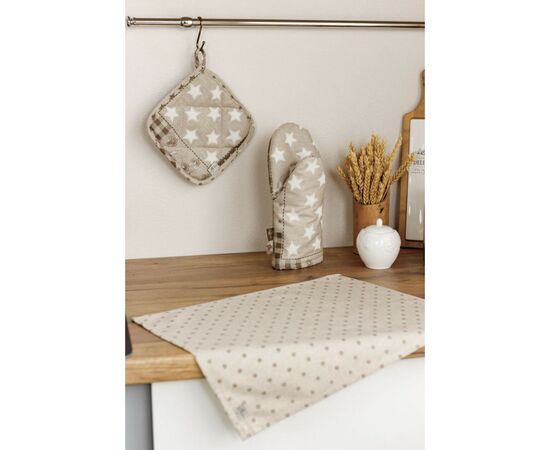 Кухонная прихватка Прованс Пэчворк беж Хозяйка 20х20 см (031496), изображение 4 Кухонная прихватка Прованс Пэчворк беж Хозяйка 20х20 см (031496), изображение 4