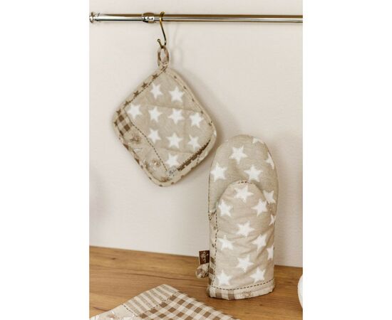 Кухонная прихватка Прованс Пэчворк беж Хозяйка 20х20 см (031496), изображение 5 Кухонная прихватка Прованс Пэчворк беж Хозяйка 20х20 см (031496), изображение 5