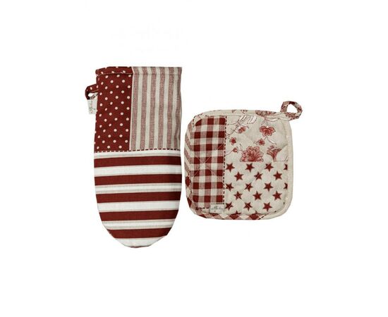 Кухонная прихватка Прованс Пэчворк бордо Хозяйка 20х20 см (031498), изображение 3 Кухонная прихватка Прованс Пэчворк бордо Хозяйка 20х20 см (031498), изображение 3