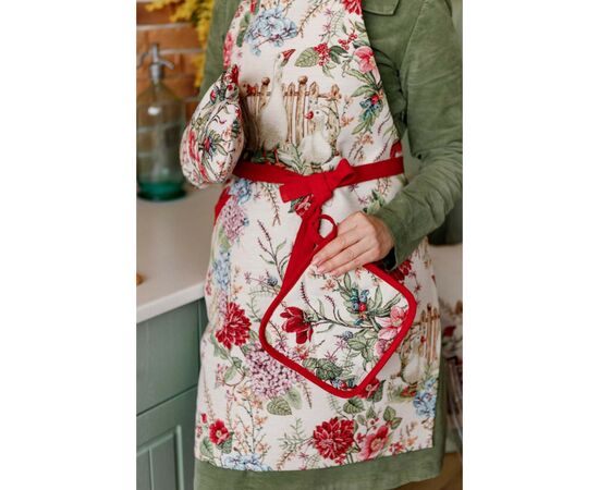 Кухонная прихватка Прованс гобеленовая Гуси 20х20 см (034323), изображение 3