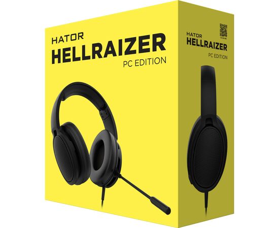 Наушники Hator Hellraizer PC Edition Black (HTA-803), изображение 5 Наушники Hator Hellraizer PC Edition Black (HTA-803), изображение 5