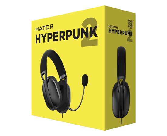 Наушники Hator Hyperpunk 2 Black (HTA-815), изображение 6 Наушники Hator Hyperpunk 2 Black (HTA-815), изображение 6
