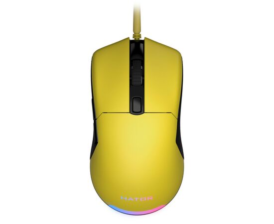 Мышка Hator Pulsar 2 USB Yellow (HTM-512)