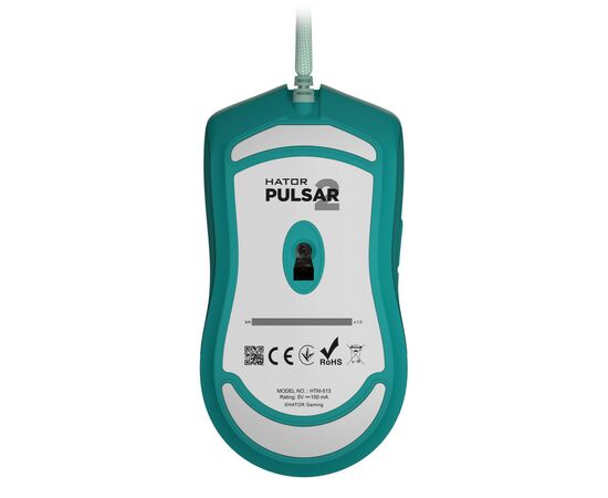 Мышка Hator Pulsar 2 USB Mint (HTM-513), изображение 5 Мышка Hator Pulsar 2 USB Mint (HTM-513), изображение 5