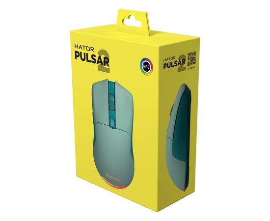 Мышка Hator Pulsar 2 USB Mint (HTM-513), изображение 6 Мышка Hator Pulsar 2 USB Mint (HTM-513), изображение 6