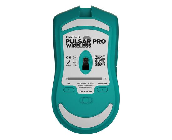 Мишка Hator Pulsar 2 Pro Wireless Mint (HTM-533), зображення 5 Мишка Hator Pulsar 2 Pro Wireless Mint (HTM-533), зображення 5
