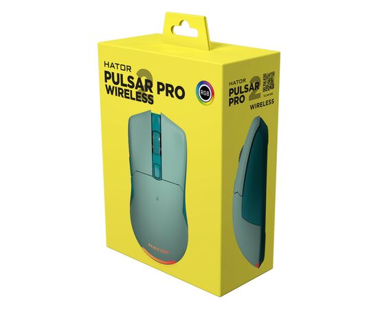 Мишка Hator Pulsar 2 Pro Wireless Mint (HTM-533), зображення 6 Мишка Hator Pulsar 2 Pro Wireless Mint (HTM-533), зображення 6