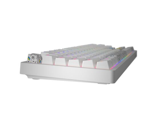Клавиатура Hator Rockfall 2 Mecha TKL Authentic Edition Aurum Milky Way Silent USB White (HTK-531), изображение 4 Клавиатура Hator Rockfall 2 Mecha TKL Authentic Edition Aurum Milky Way Silent USB White (HTK-531), изображение 4