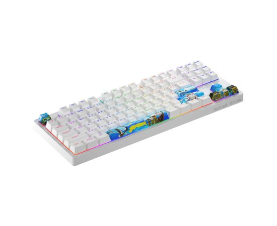 Клавиатура Hator Rockfall 2 Mecha TKL Authentic Edition Aurum Milky Way Silent USB Fighting Cats (HTK-532), изображение 2 Клавиатура Hator Rockfall 2 Mecha TKL Authentic Edition Aurum Milky Way Silent USB Fighting Cats (HTK-532), изображение 2