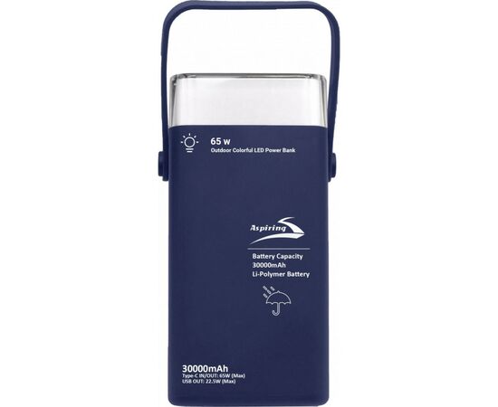 Батарея універсальна Aspiring Vigor 30 30000mAh PD/3.0/65W, QC/3.0, 2*USB-C, 2*USB-A (VG65PD)