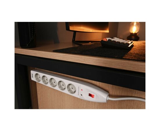Сетевой фильтр питания 2E 5XSchuko, 3G*1.5мм, 2м, white (2E-SP515M2WH), изображение 8 Сетевой фильтр питания 2E 5XSchuko, 3G*1.5мм, 2м, white (2E-SP515M2WH), изображение 8