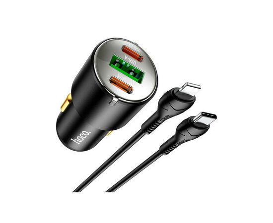 Зарядное устройство HOCO N26 2xType-C, USB-A Black (6931474765192), изображение 2 Зарядное устройство HOCO N26 2xType-C, USB-A Black (6931474765192), изображение 2