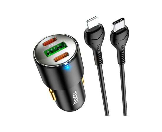 Зарядное устройство HOCO N26 2xType-C, USB-A Black (6931474765192), изображение 3 Зарядное устройство HOCO N26 2xType-C, USB-A Black (6931474765192), изображение 3