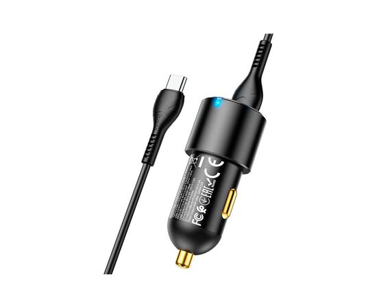 Зарядное устройство HOCO N26 2xType-C, USB-A Black (6931474765208), изображение 4