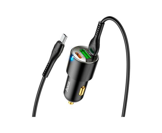 Зарядное устройство HOCO N26 2xType-C, USB-A Black (6931474765208), изображение 6