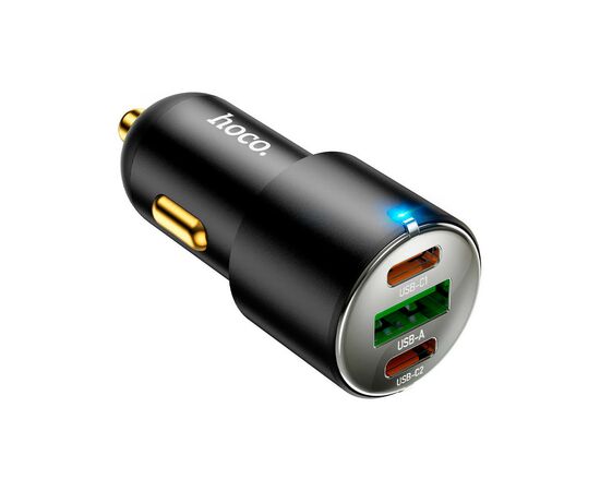 Зарядное устройство HOCO N26 2xType-C, USB-A Black (6931474765208), изображение 7