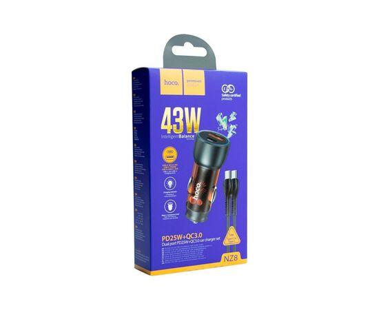 Зарядное устройство HOCO N28 USB-A/Type-C Brown (6931474782762), изображение 4 Зарядное устройство HOCO N28 USB-A/Type-C Brown (6931474782762), изображение 4
