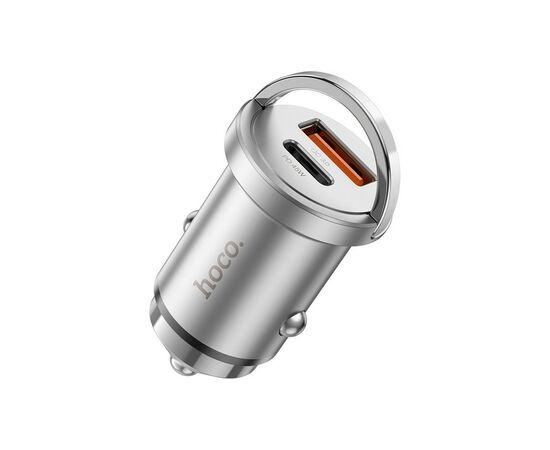 Зарядное устройство HOCO NZ10 Handy USB-A/Type-C Silver (6942007601825)