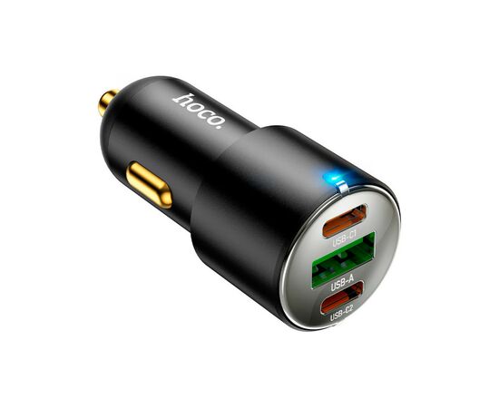 Зарядное устройство HOCO NZ6 2xType-C, USB-A Black (6931474765185), изображение 4 Зарядное устройство HOCO NZ6 2xType-C, USB-A Black (6931474765185), изображение 4