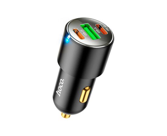 Зарядний пристрій HOCO NZ6 2xType-C, USB-A Black (6931474765185)