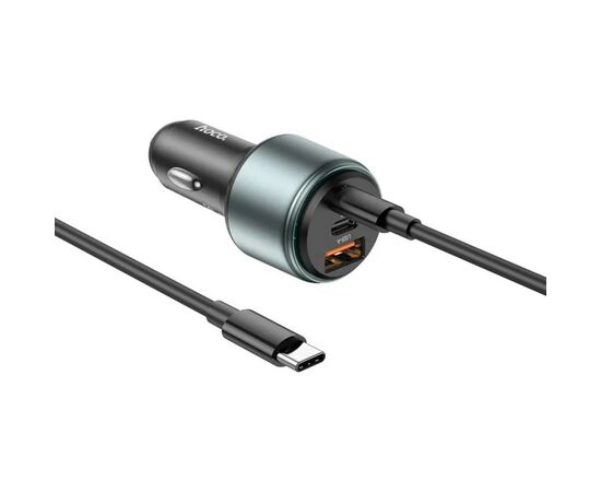 Зарядное устройство HOCO NZ9 charger set(C to C) USB-A/Type-C Black (6931474795120), изображение 2 Зарядное устройство HOCO NZ9 charger set(C to C) USB-A/Type-C Black (6931474795120), изображение 2